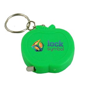 Apple Tape Measure w/key chain(Key Chain, Keychain, Key tag, Tape Measure, Tools)- Close out