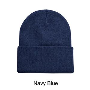 12" Acrylic Knit Beanie