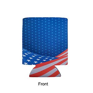 Flag Design Collapsible Can Cooler #FC15