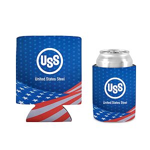 Flag Design Collapsible Can Cooler #FC15