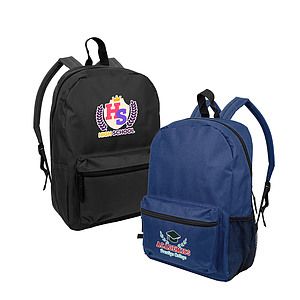 600D Super Vales School Heavy Duty Backpack w/Mesh Bottle Pocket-CLOSE OUT