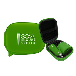 Wall/Car USB Charging Set with Case/ travel set(Close out)