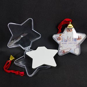 Holiday Design MDF Full Color Clear Ornament