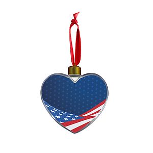 Holiday Design MDF Full Color Clear Ornament