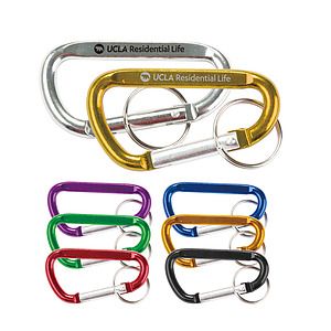 2 1/4" Carabiner W/Key Chain- Close Out