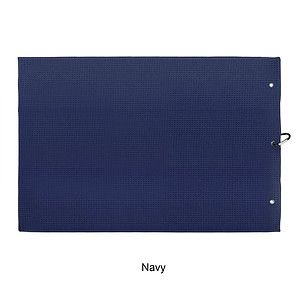 Microfiber Waffle Two-fold Golf Towel w/ Carabiners Clip 16" x 24"