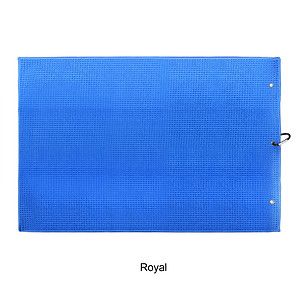 Microfiber Waffle Two-fold Golf Towel w/ Carabiners Clip 16" x 24"