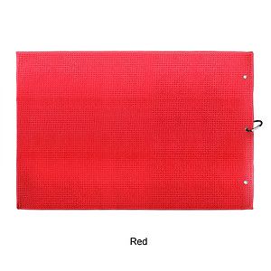Microfiber Waffle Two-fold Golf Towel w/ Carabiners Clip 16" x 24"