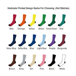 Free Shipping Seamless Full Color 360 degree Printing Socks