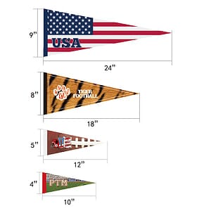 Free Shipping Felt Promotional Pennant Flag