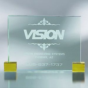 4" Award- Awards, Trophy,Plaque w/ Corners_D386GA