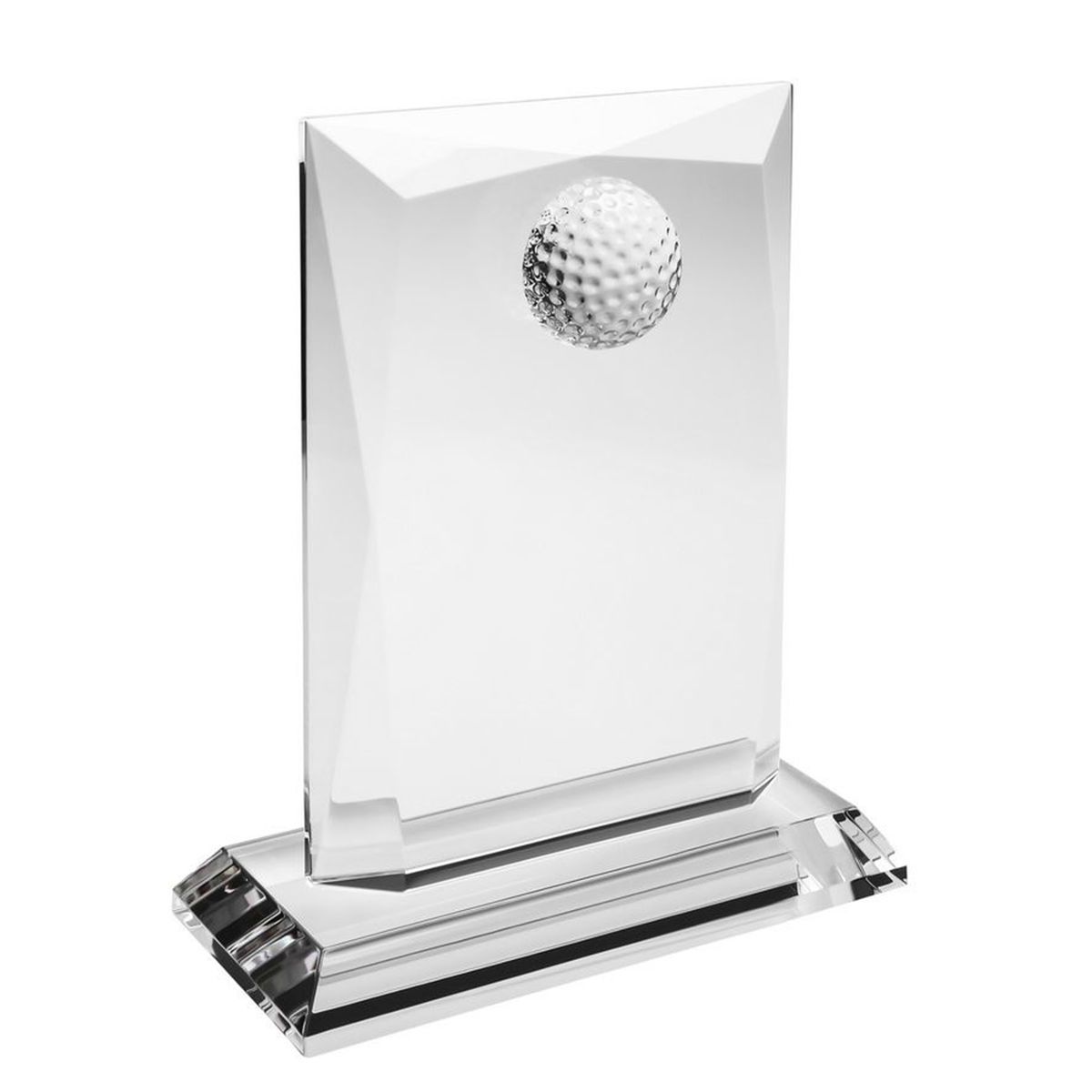 7 3/4" Crystal Award - Golf Prestige_D556CA
