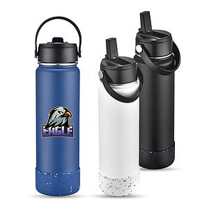 27 OZ. Vacuum Water Bottle w/Spout & Silicone Bottom