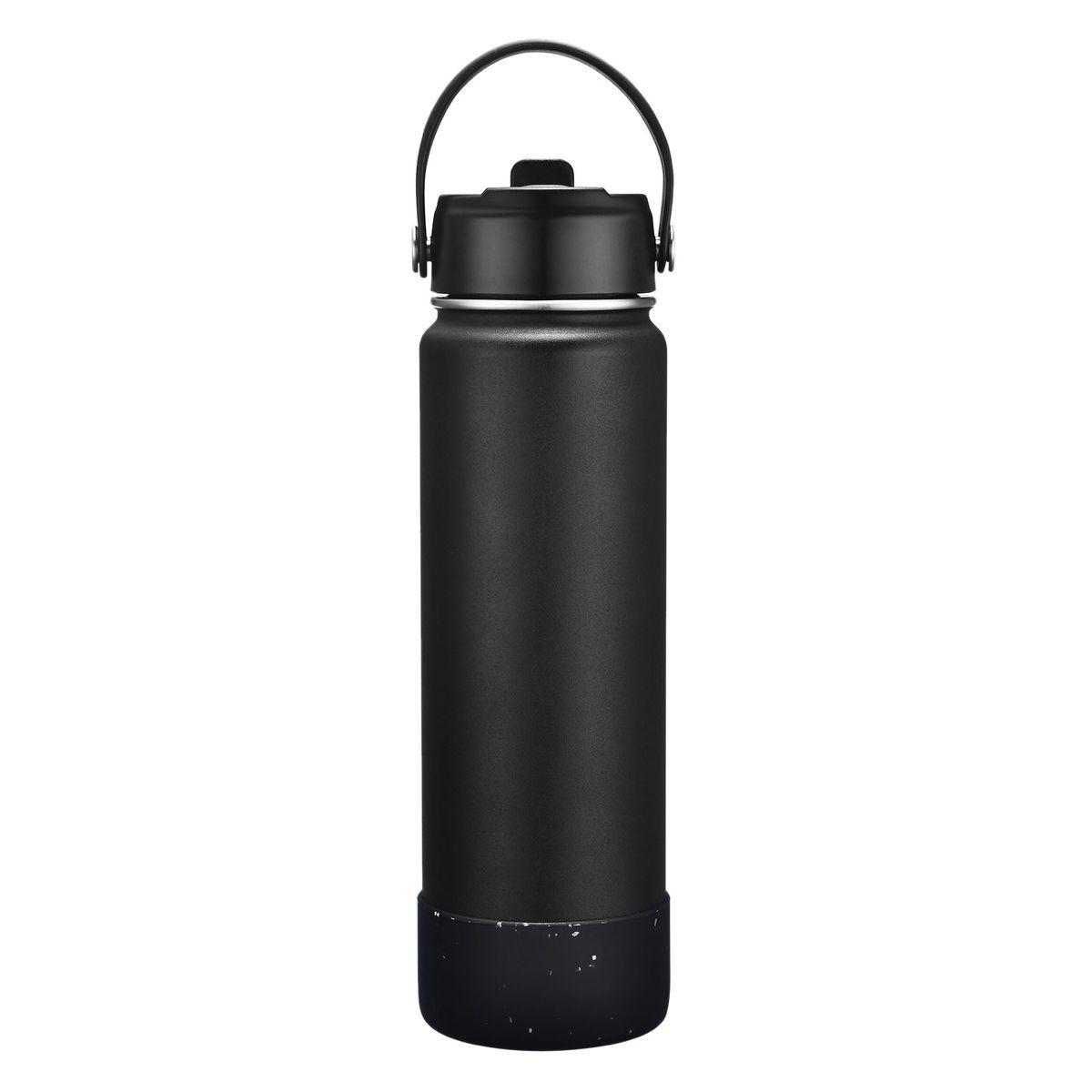 27 OZ. Speckled Design Vacuum Water Bottle w/Spout & Silicone Bottom