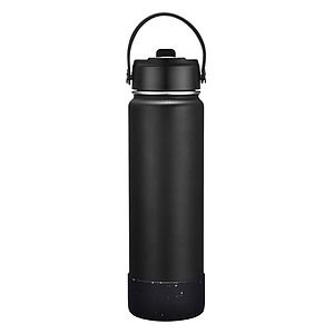 27 OZ. Speckled Design Vacuum Water Bottle w/Spout & Silicone Bottom