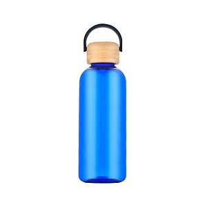 21 oz. Recycled PET Water Bottle with Bamboo Lid & Carry Handle