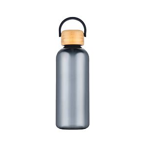 21 oz. Recycled PET Water Bottle with Bamboo Lid & Carry Handle