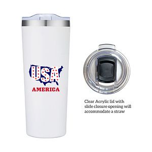 28 oz. Double Wall Stainless Steel Vacuum Tumbler Water Bottle