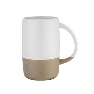 17 oz. Two-Tone Matte Textured Ceramic Mug with Gift Box