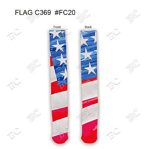 Flag Design 24" Knee High Tube Socks