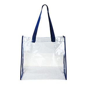 NFL Approved Clear Open Tote Bag with 19" Webbing Handles