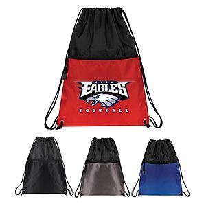 Dobby Nylon Drawstring Backpack (Bag, Backpack)