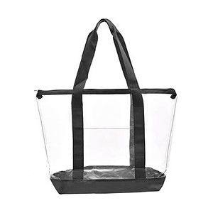 Clear Zipper Tote