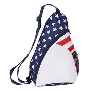600 Denier Patriotic Sling Backpack(Bag, Backpack, Sling Backpacks)