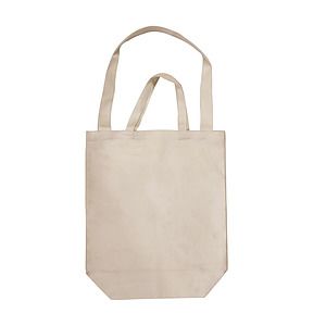 14 oz. DUAL HANDLE Cotton Canvas TOTE Bag