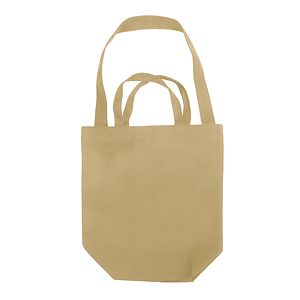 14 oz. DUAL HANDLE Cotton Canvas TOTE Bag