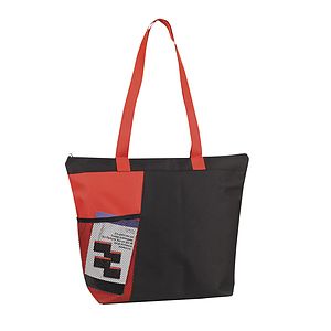 Mesh Pocket Tote Bag