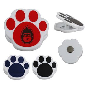 Paw Shaped Memo Clip with Magnet on Back