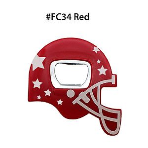Full Color Flag Design Football Helmet Bottle Opener