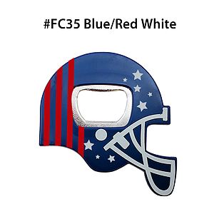 Full Color Flag Design Football Helmet Bottle Opener