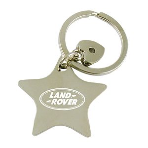 Star Metal Key Tag (Key Chain, Keychain, Key chains)-Close out