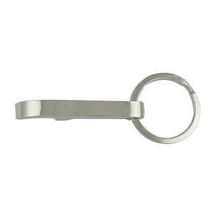 Chrome Bottle Opener Key Tag (Key Chain, Keychain, Key chains)-CLOSE OUT