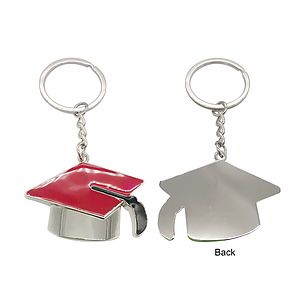 Free Shipping Multicolor Graduation cap / Mortarboard Key Chain
