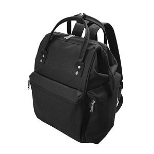 600D Polyester Wide Mouth Laptop Backpack