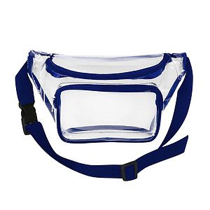 Clear Heavy Vinyl Fanny Pack w/ Two Zipper Pockets