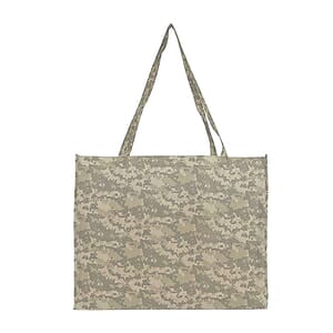 Recycled Non-Woven Polypropylene Large Digital Camo Tote Bag