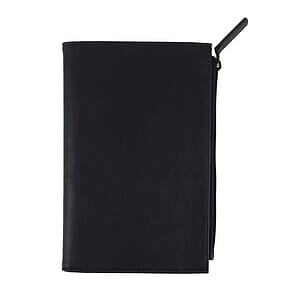 Journal Notebook with Large Zippered Pocket