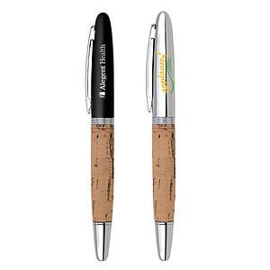 Cork Rollerball Metal Pen, Rollerball Pen