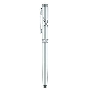 Apolo-II Satin Chrome Metal Pen, Rollerball Pen