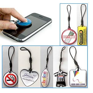 Custom PVC Cell Phone Screen Cleaner