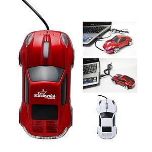 Car Shaped Wired Optical USB Mouse - Close Out