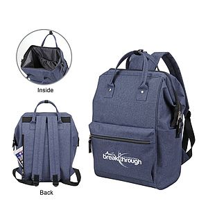 Metro Wide-Mouth Padded Laptop Backpack