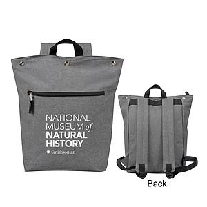 Snap Top Padded Zippered Computer Backpack