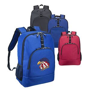600D Poly Computer Backpack w/ Padded Back Panel