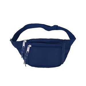 600D Poly 3 Zipper Pockets Fanny Pack
