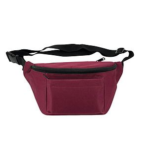 600D Polyester 3-Zipper Fanny Pack/Crossbody Sling